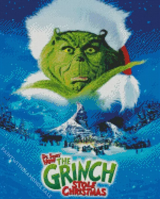 The Grinch Animation Poster Diamond Painting