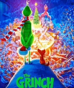 The Grinch Cartoon Diamond Painting