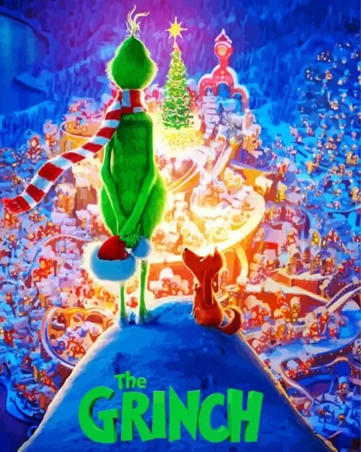 The Grinch Cartoon Diamond Painting