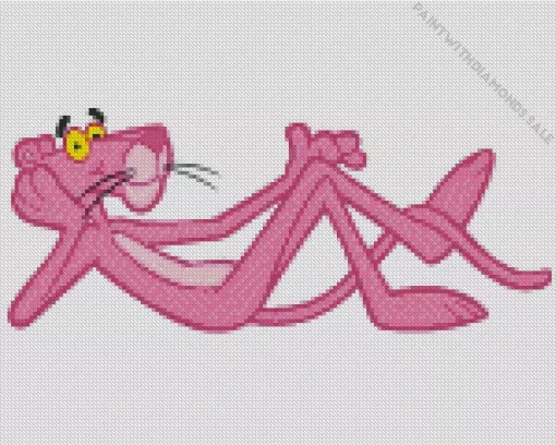 The Pink Panther Character Diamond Painting