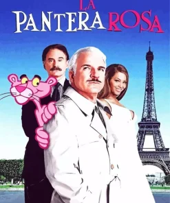 The Pink Panther Movie Poster Diamond Painting