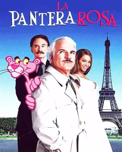 The Pink Panther Movie Poster Diamond Painting