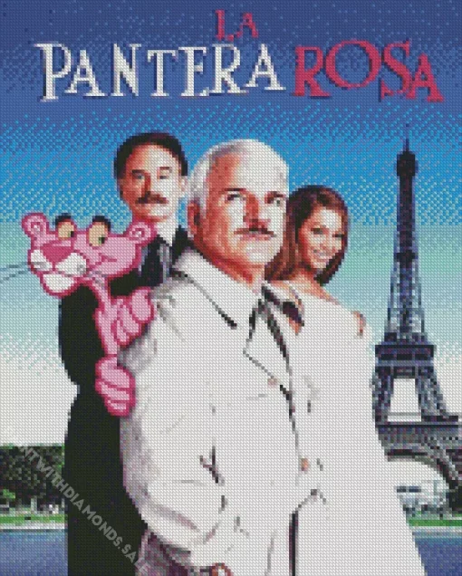 The Pink Panther Movie Poster Diamond Painting