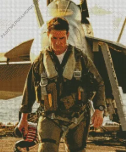 Top Gun Character Diamond Painting