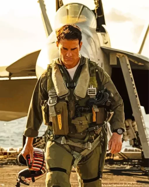 Top Gun Character Diamond Painting