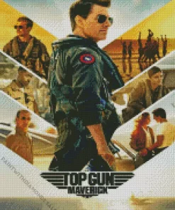 Top Gun Movie Poster Diamond Painting