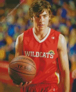 Troy Bolton In High School Musical Diamond Painting