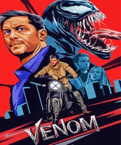 Venom Movie Poster Diamond Painting