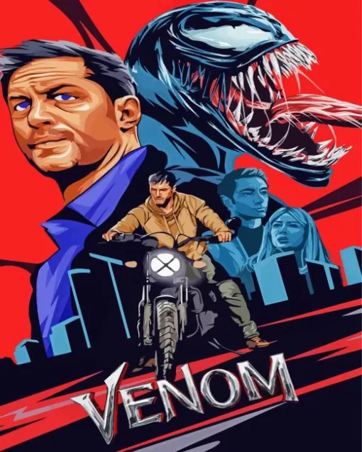 Venom Movie Poster Diamond Painting