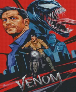 Venom Movie Poster Diamond Painting