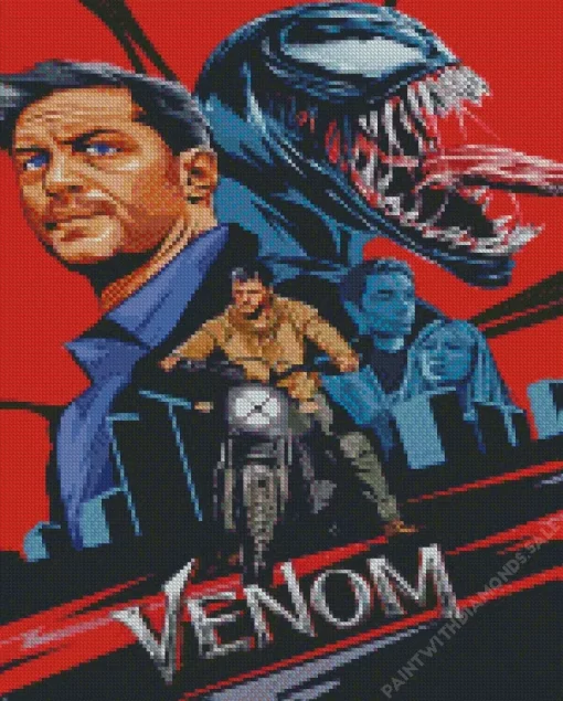 Venom Movie Poster Diamond Painting