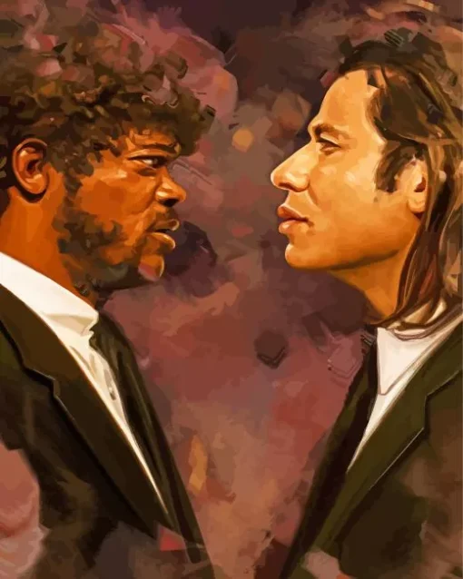 Vincent Vega And Jules Winnfield Diamond Painting