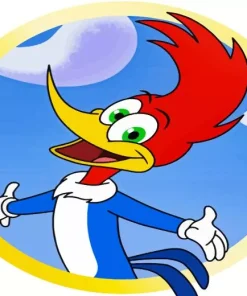 Woody Woodpecker Diamond Painting