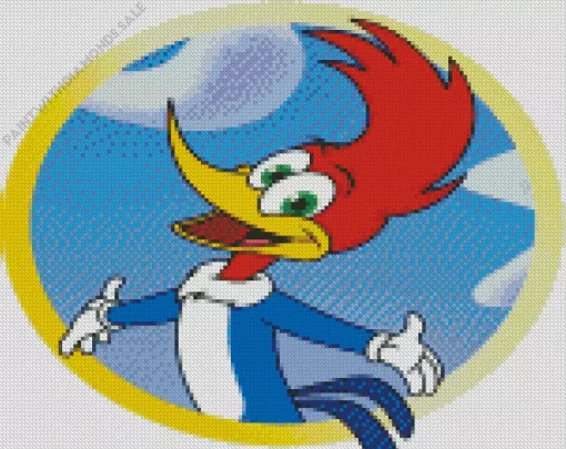 Woody Woodpecker Diamond Painting