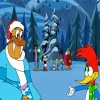 Woody Woodpecker And Santa Diamond Painting