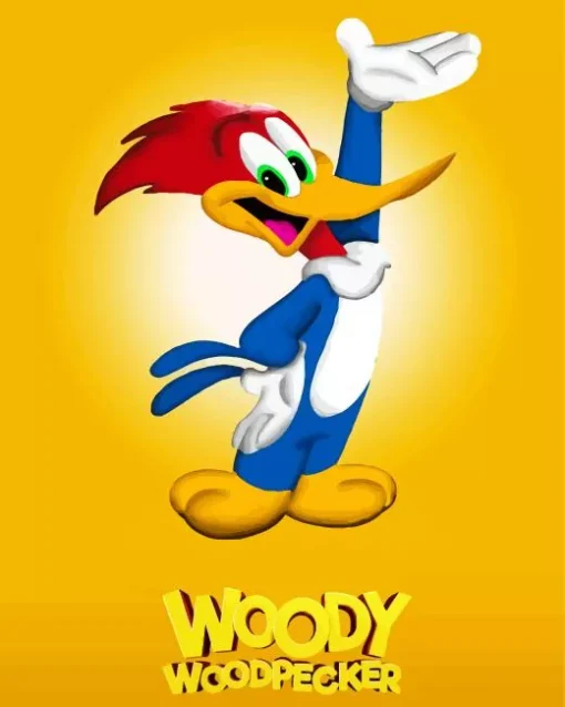 Woody Woodpecker Animation Diamond Painting