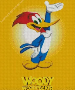 Woody Woodpecker Animation Diamond Painting