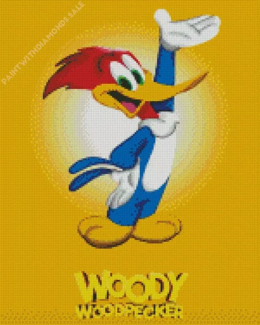 Woody Woodpecker Animation Diamond Painting