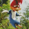 Woody Woodpecker Character Diamond Painting