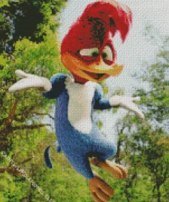 Woody Woodpecker Character Diamond Painting