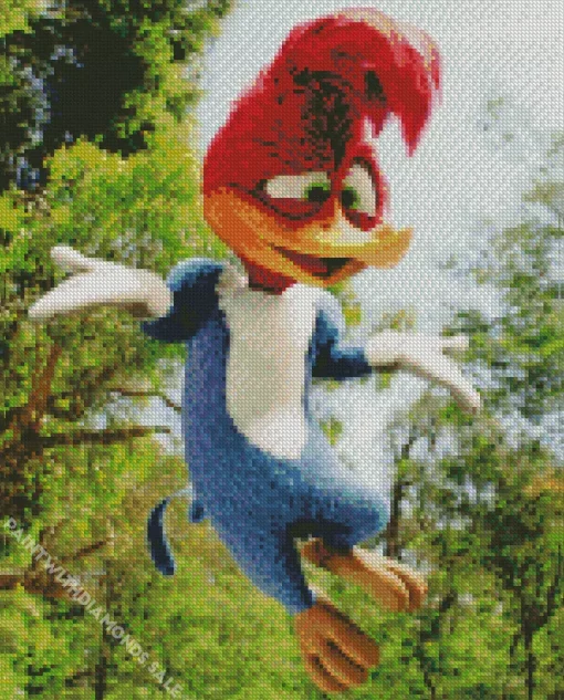 Woody Woodpecker Character Diamond Painting