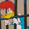 Woody Woodpecker In Prison Diamond Painting