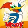 Woody Woodpecker Poster Diamond Painting