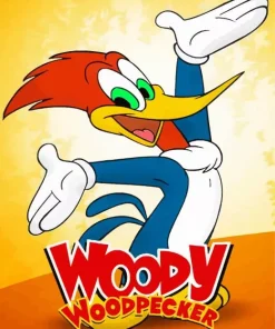 Woody Woodpecker Poster Diamond Painting