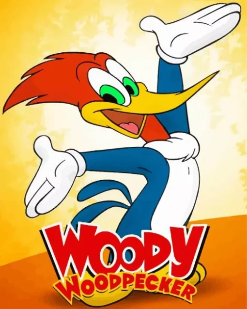 Woody Woodpecker Poster Diamond Painting