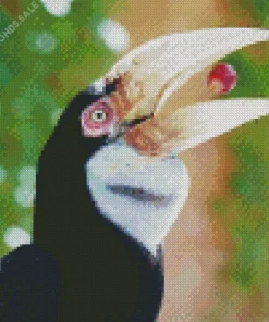 Wreathed Hornbill Diamond Painting