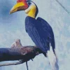 Wrinkled Hornbill Diamond Painting