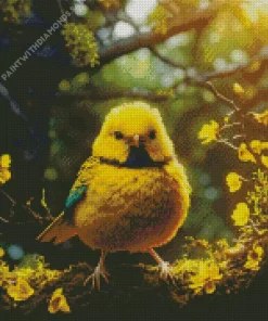 Yellow Canary Diamond Painting