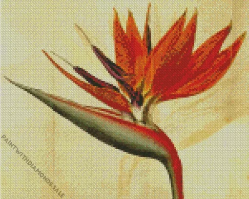 Abstract Bird Of Paradise Diamond Painting