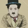 Abstract Charlie Chaplin Diamond Painting