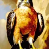 Abstract Falcon Diamond Painting