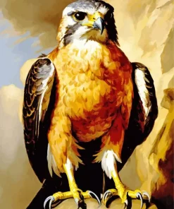 Abstract Falcon Diamond Painting