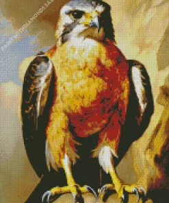 Abstract Falcon Diamond Painting