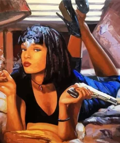 Abstract Mia Wallace Diamond Painting