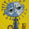 Abstract Pinhead Diamond Painting