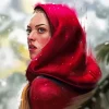 Abstract Red Riding Hood Diamond Painting