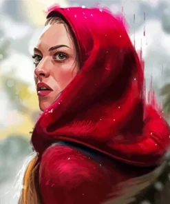 Abstract Red Riding Hood Diamond Painting