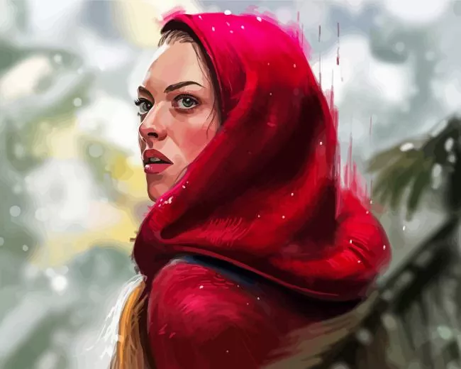abstract Red Riding Hood Diamond Paintings Abstract Red Riding Hood Diamond Painting