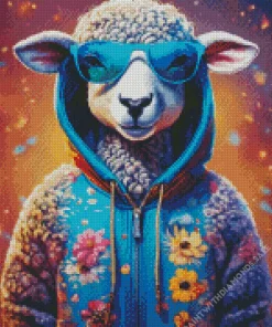 Adorable Sheep Diamond Painting