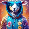 Adorable Sheep Diamond Painting