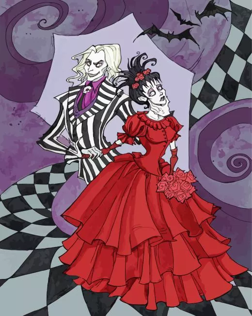 beetlejuice beetlejuice art Diamond Dotz Beetlejuice Beetlejuice Art Diamond Painting