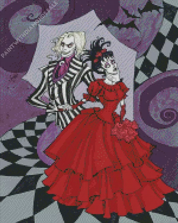 beetlejuice beetlejuice art Diamond Paintings Beetlejuice Beetlejuice Art Diamond Painting