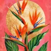 Bird Of Paradise Flower Art Diamond Painting