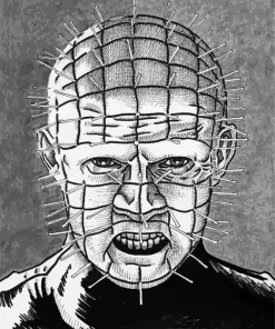 Black And White Pinhead Diamond Painting