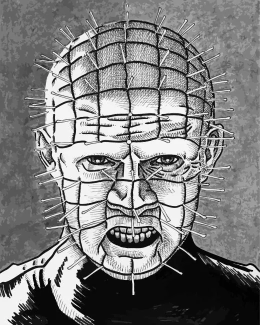 black and white Pinhead Diamond By Numbers Black And White Pinhead Diamond Painting
