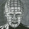 Black And White Pinhead Diamond Painting
